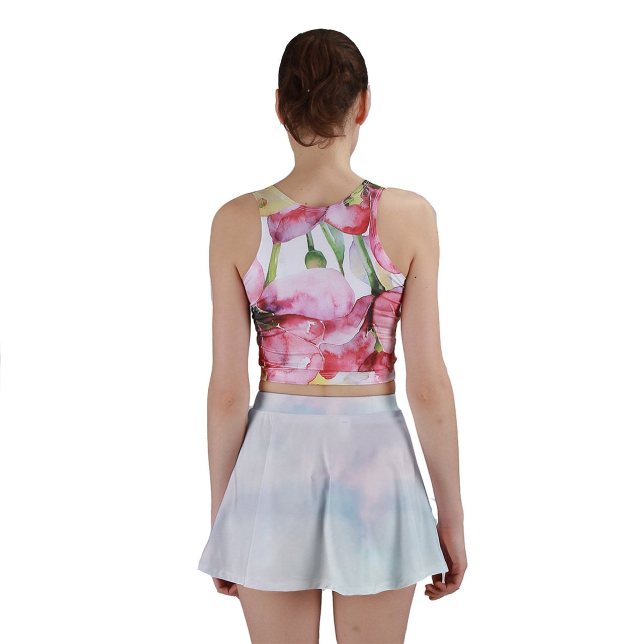 Pastel Clouds Mini Skirt