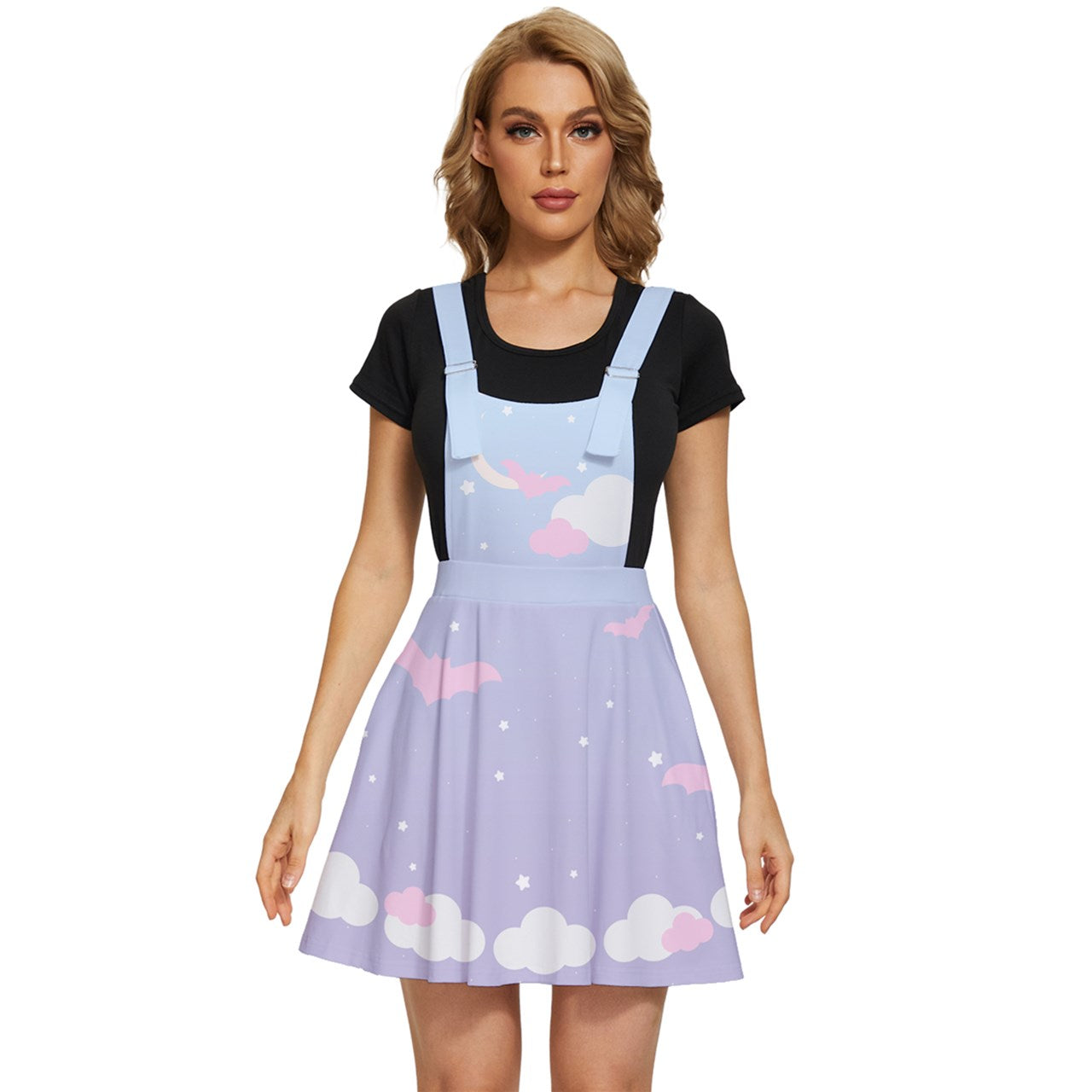 Pastel Twilight Whispers Apron Dress