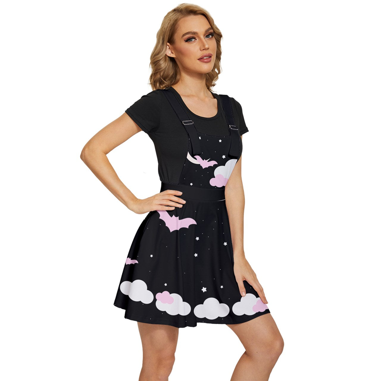 Spookty Pastel Midnight Whispers Apron Dress