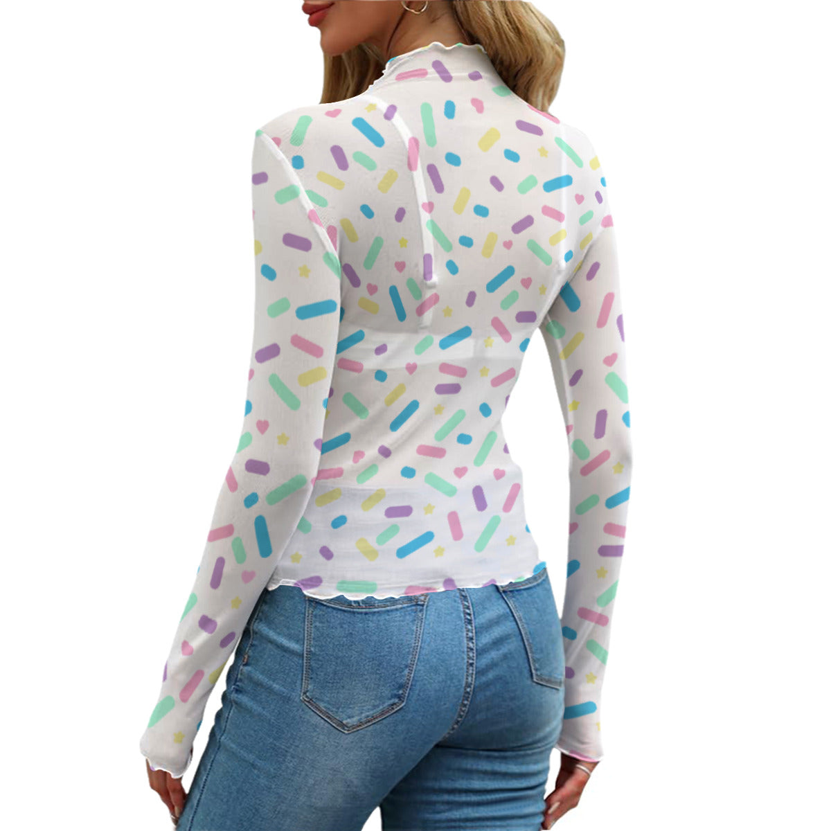 Sprink Party - Vanilla Mesh T-shirt