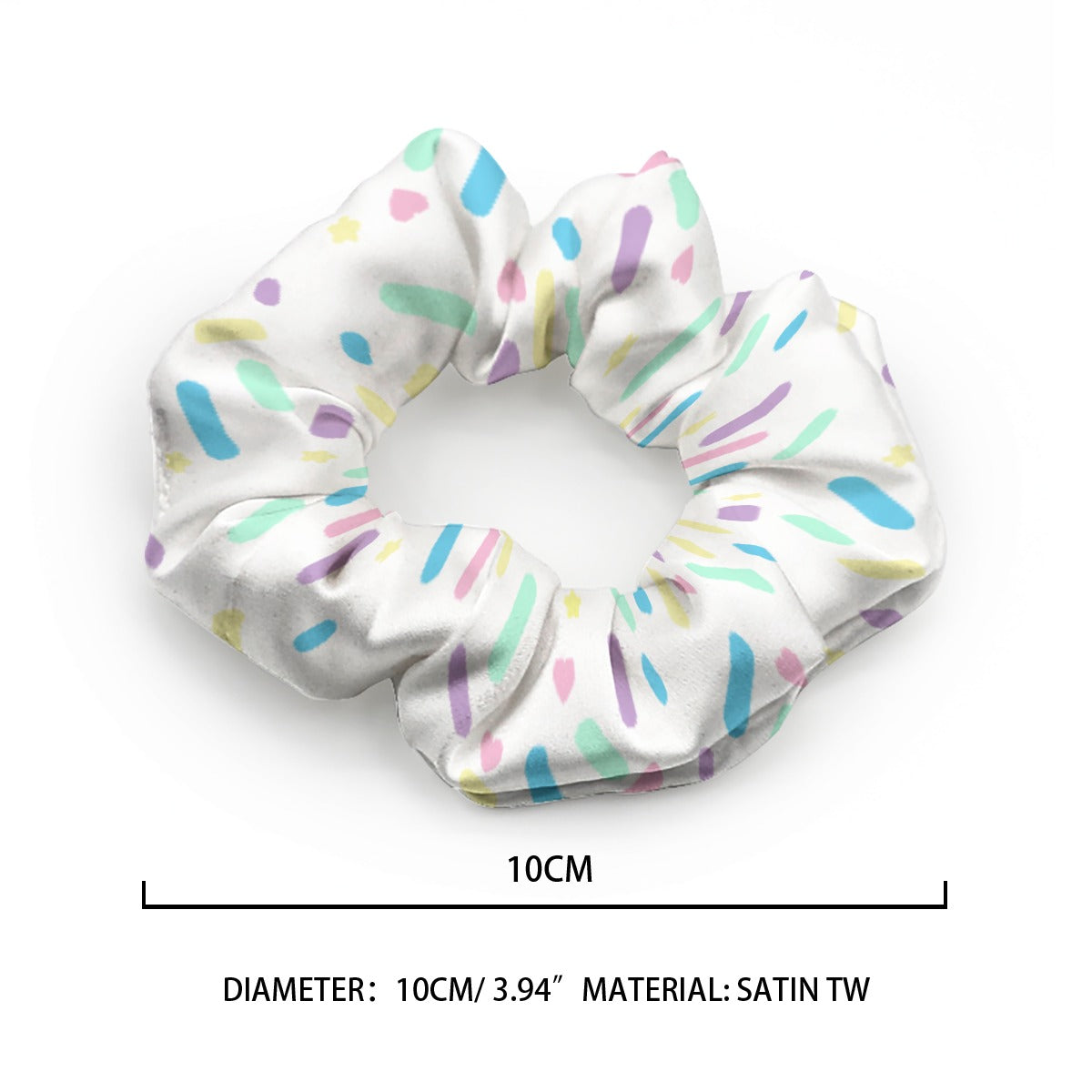 Sprinkle Party - Vanilla Scrunchie