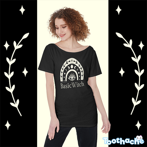 Basic Witch Off-Shoulder T-Shirt