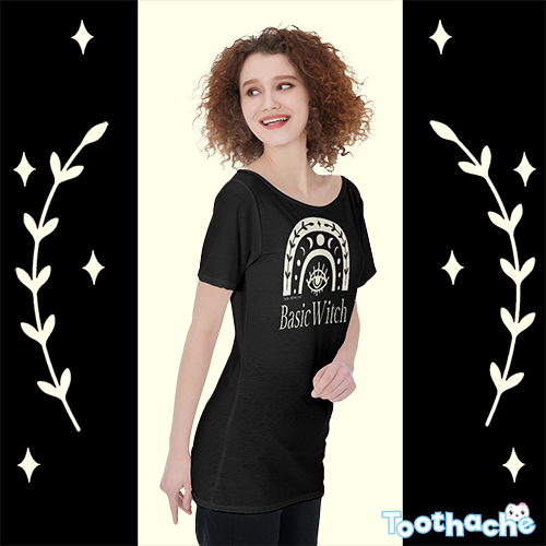 Basic Witch Off-Shoulder T-Shirt