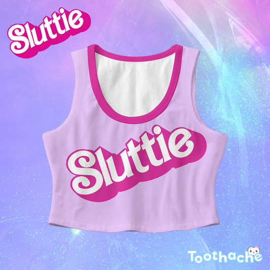 Friendly Dolly High-Stretch Crop Tank Top