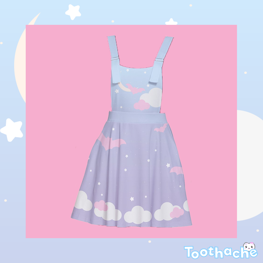Pastel Twilight Whispers Apron Dress