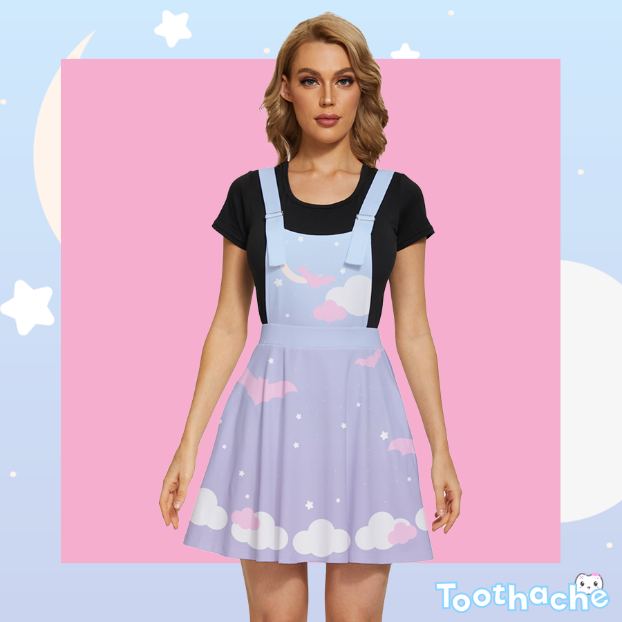 Pastel Twilight Whispers Apron Dress