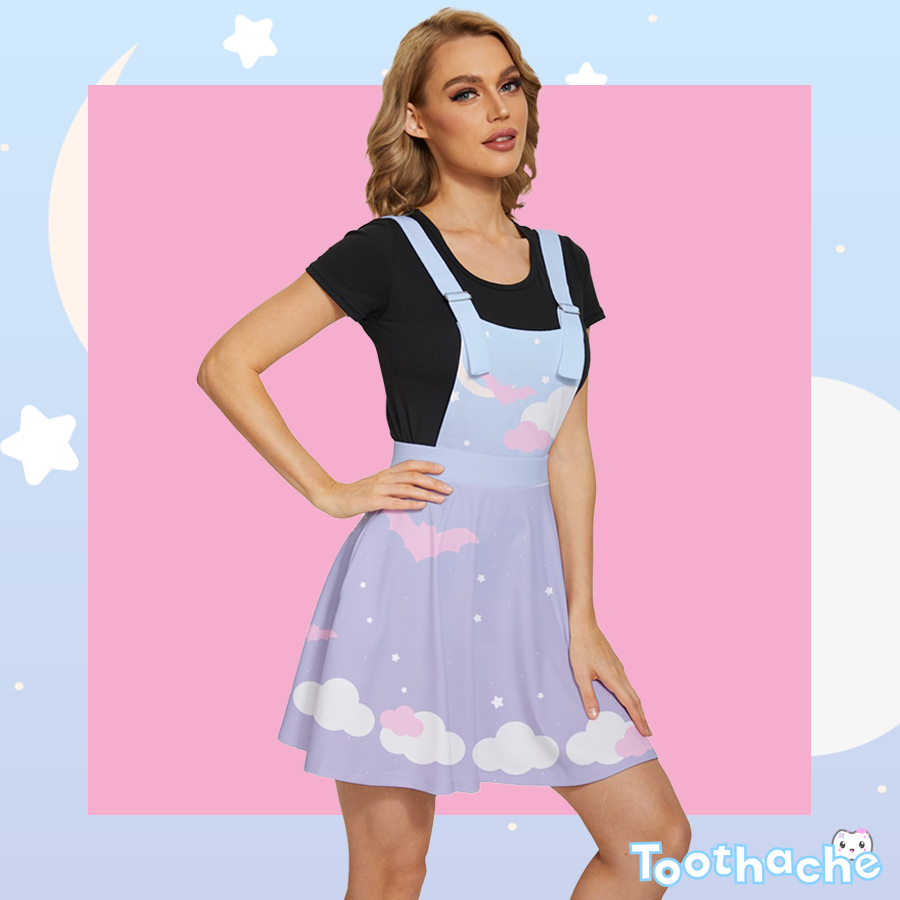 Pastel Twilight Whispers Apron Dress