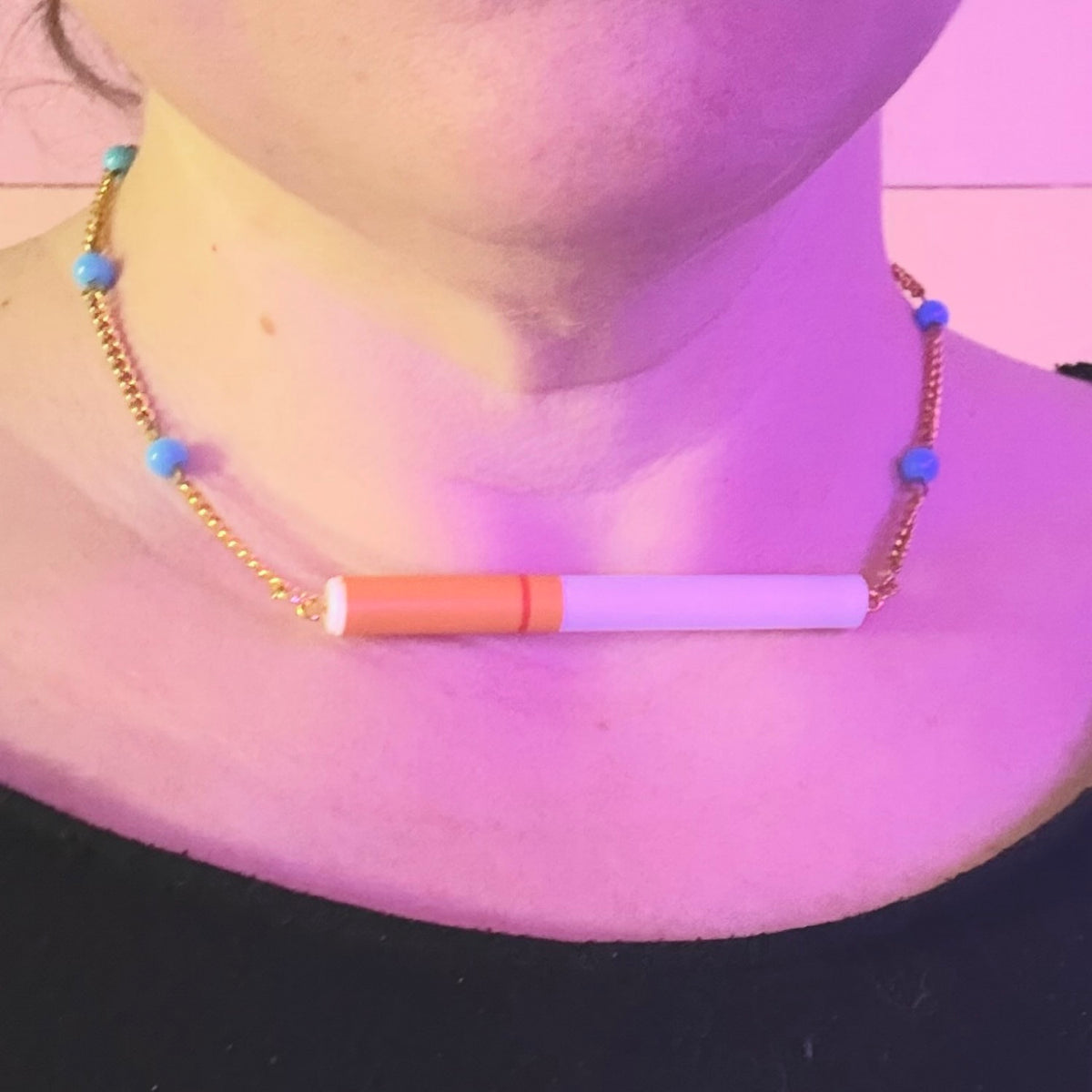 Upcycled Cigarette Statement Necklace (Limited)