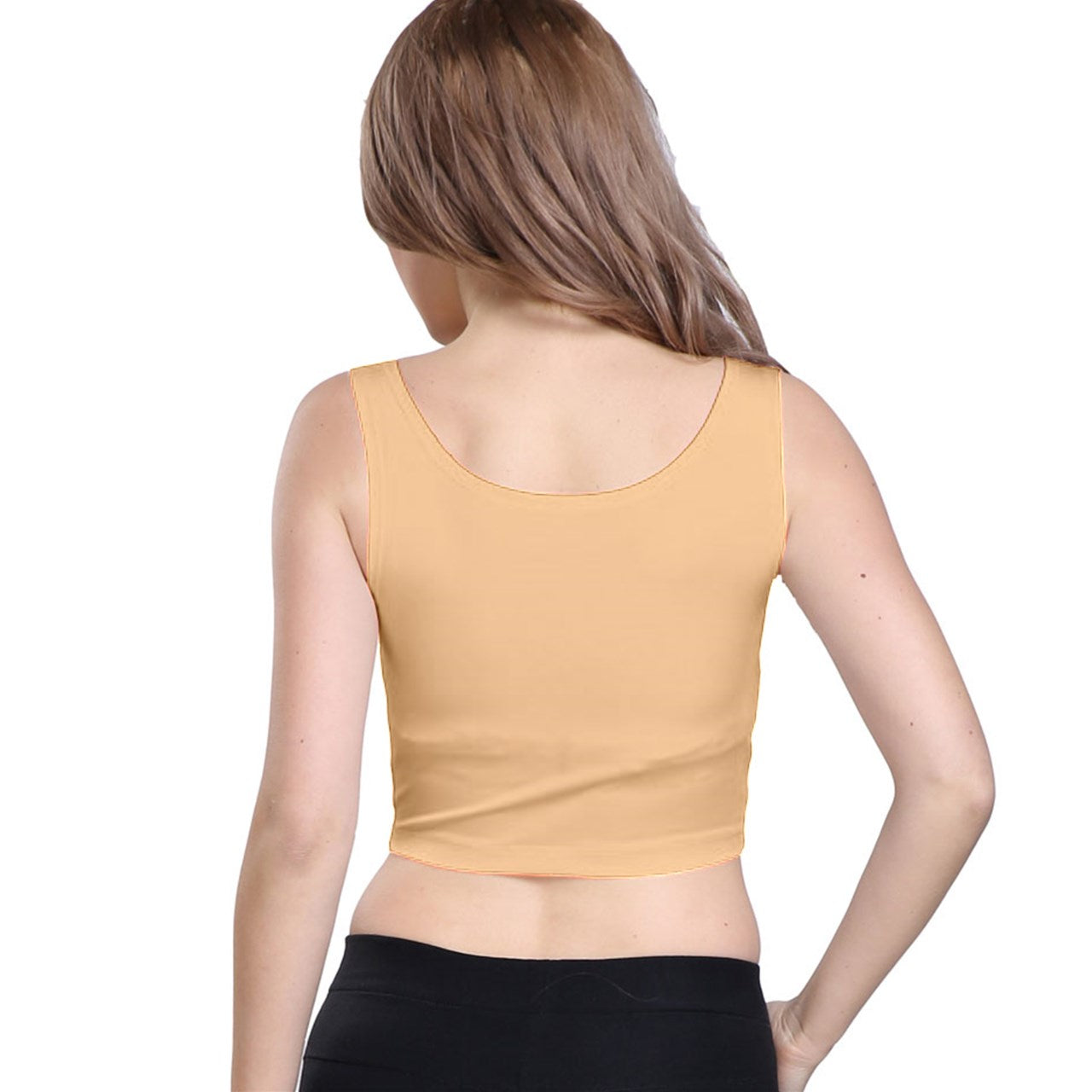 Toothache Basics Crop Top - Pastel Orange