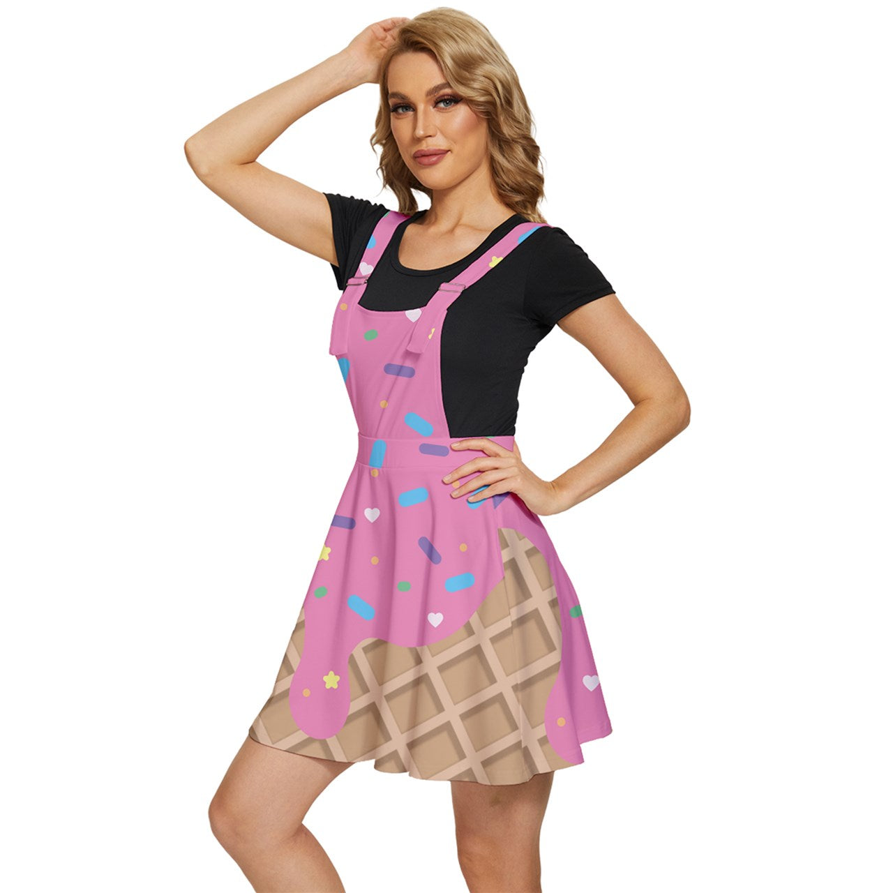 Melting Ice Cream Apron Dress