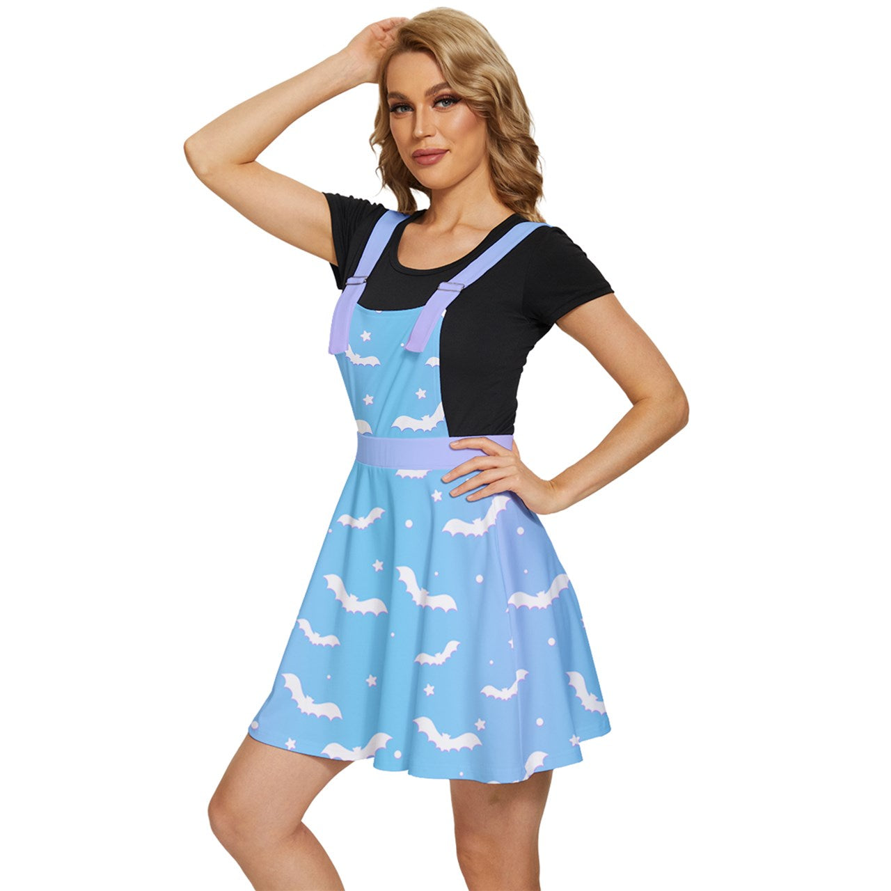 Puffy Bats Apron Dress