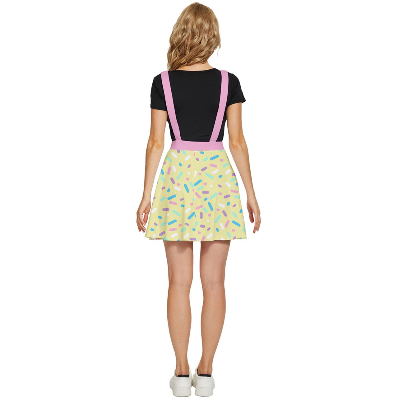 Sprinkle Party Apron Dress - Lemon