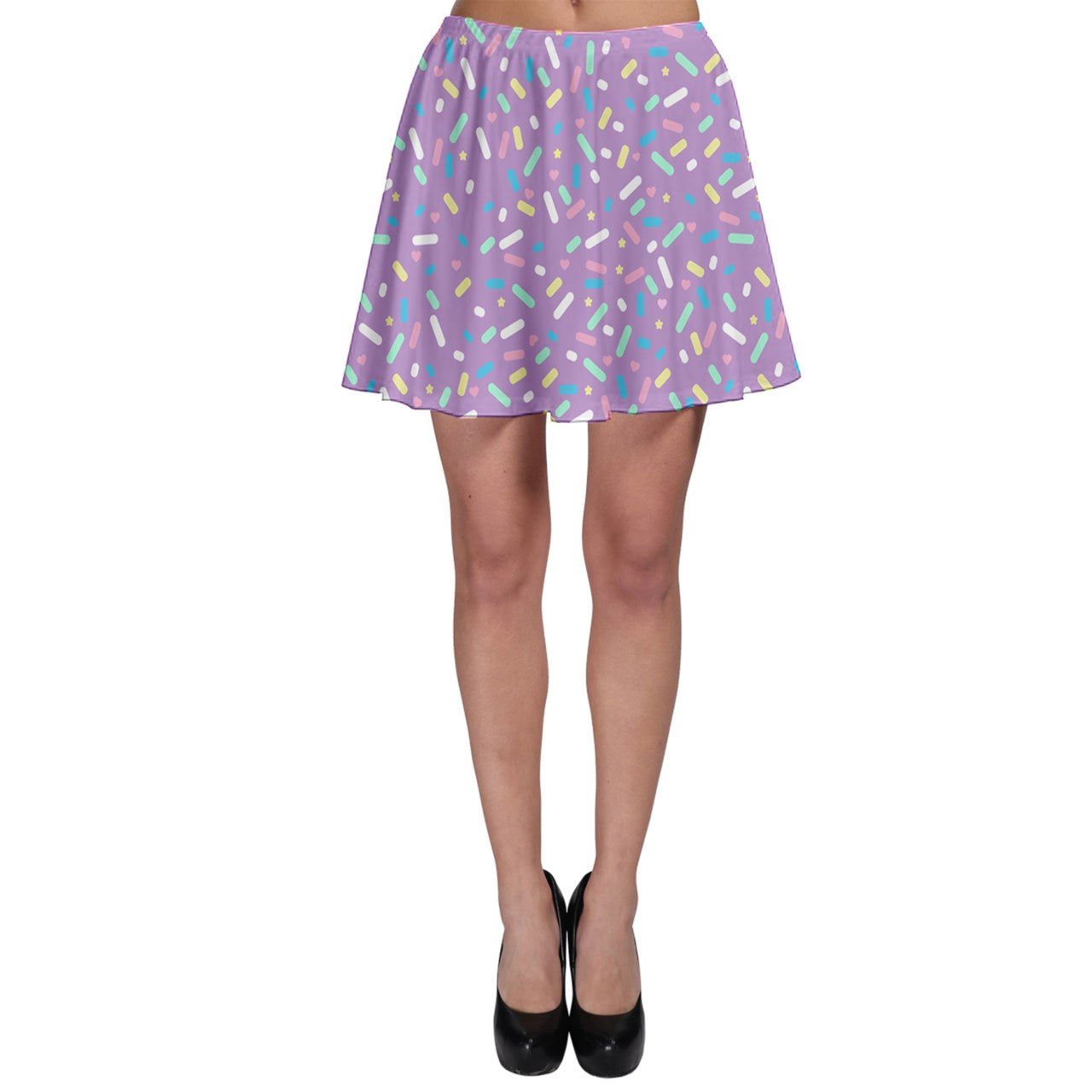 Sprinkle Party Skater Skirty - Grape