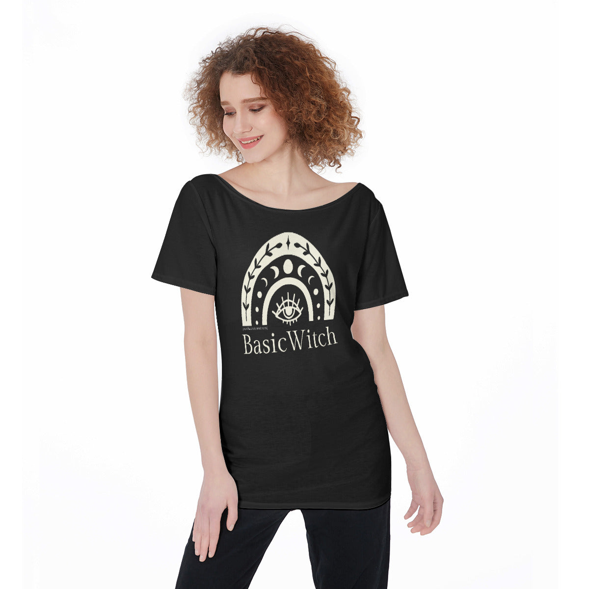 Basic Witch Off-Shoulder T-Shirt