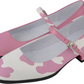 Cow Print Classic Mary Jane Shoes in Pink