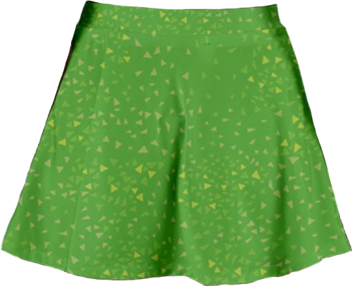 The Grass is Greener on My Island Mini Skirt