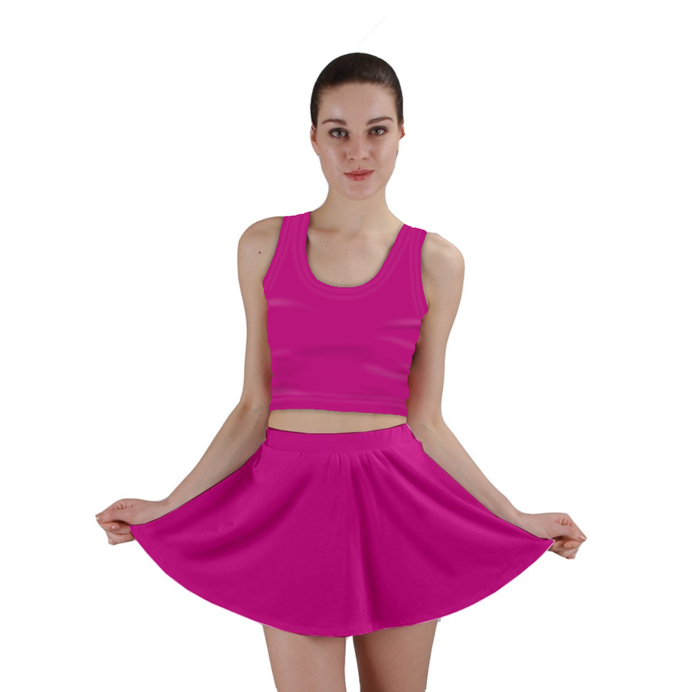 Toothache Basics Mini Skirt - Royal Fushia