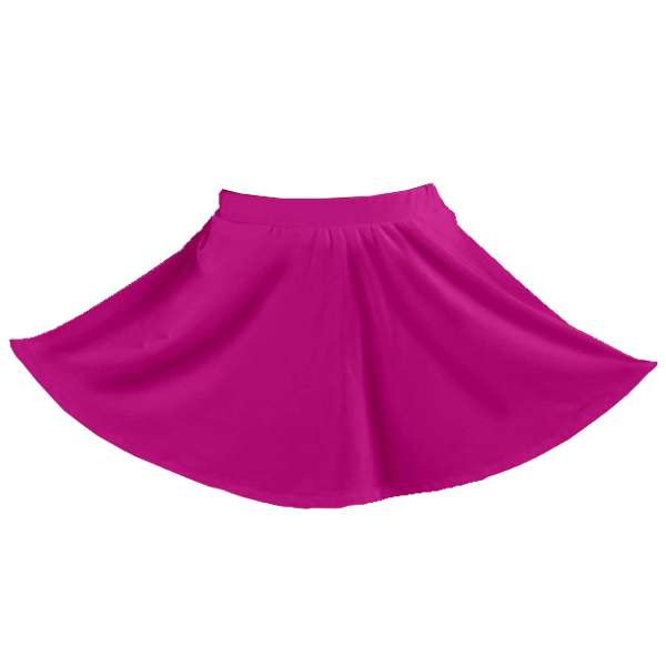 Toothache Basics Mini Skirt - Royal Fushia