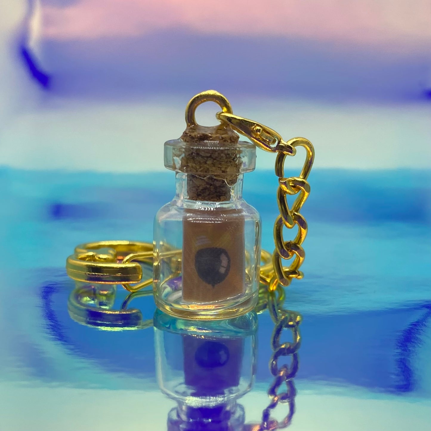 DIY Message Bottle Keychain