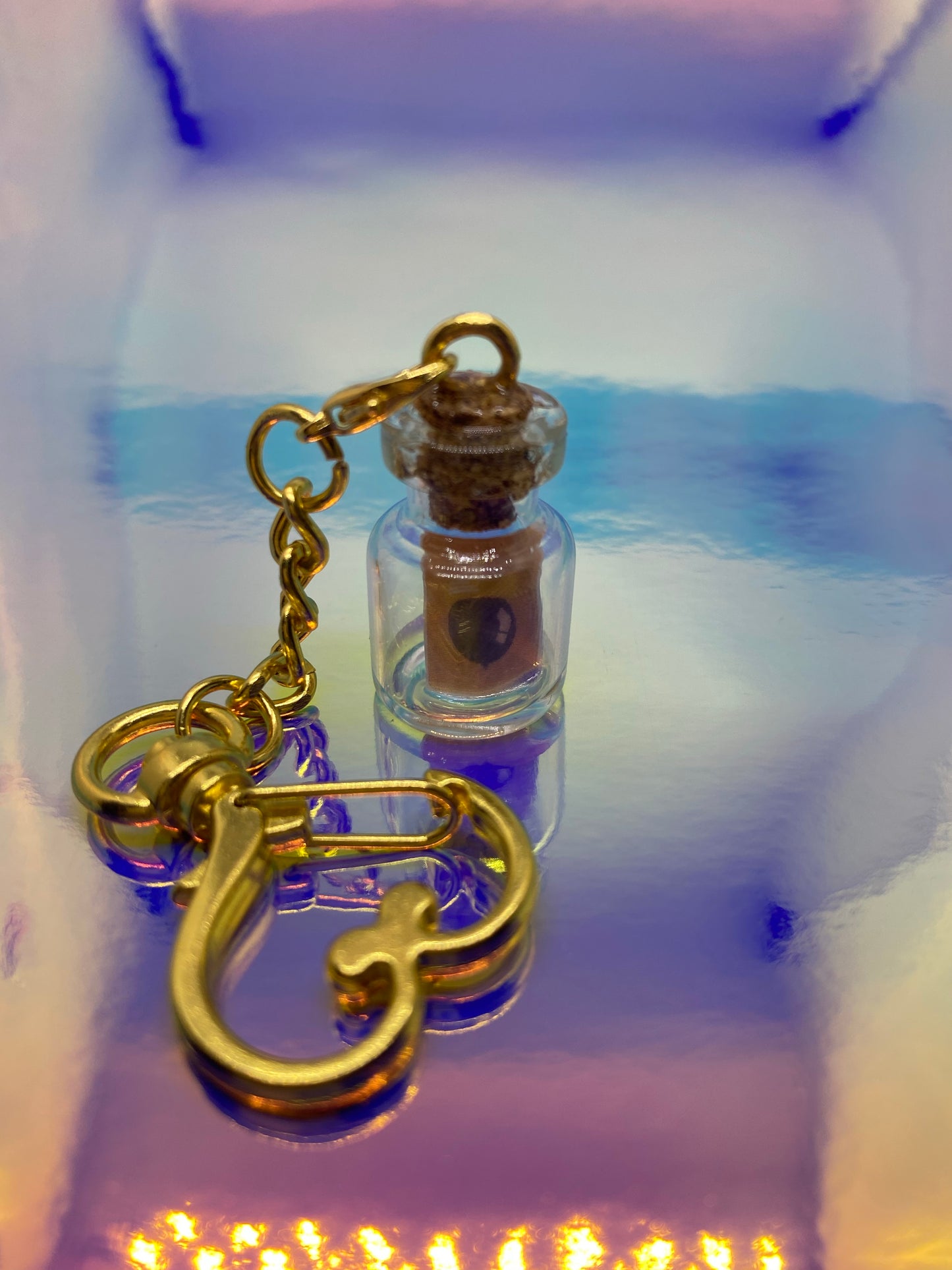 DIY Message Bottle Keychain