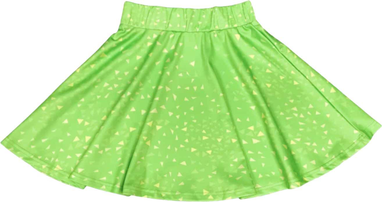 The Grass is Greener on My Island Mini Skirt
