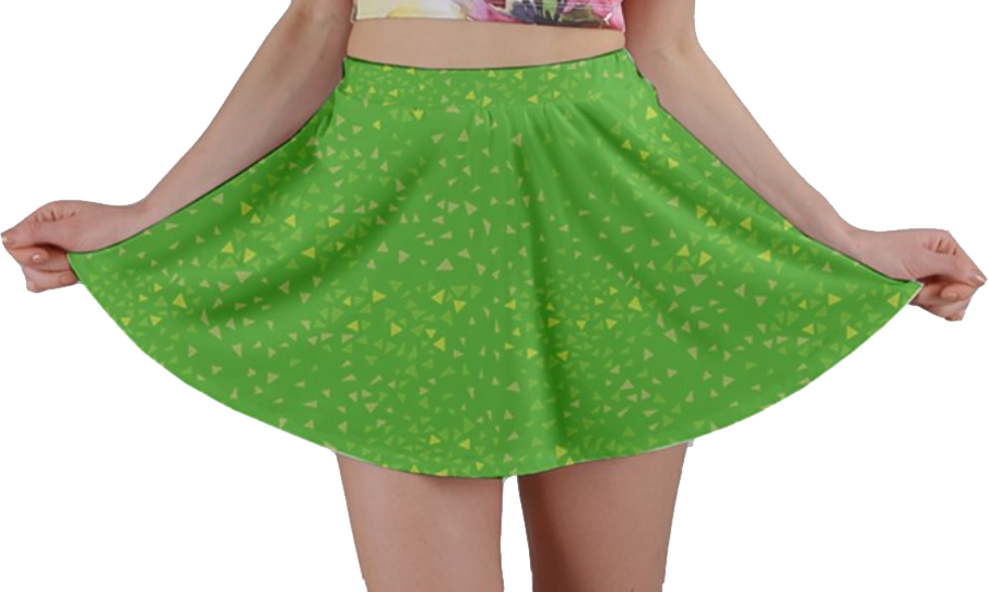 The Grass is Greener on My Island Mini Skirt