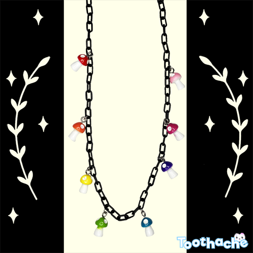 Mushroom Necklace