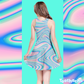 Pastel Wave Dreamer Dress - Reversible