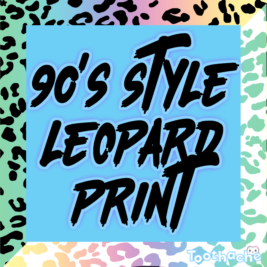 90's Style Leopard Print