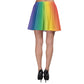 Rainbow Gradient Skater Skirt