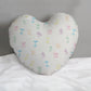 🍄 Enchanted Mycology: Heart-Shaped Throw Pillow - White