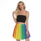 Rainbow Mini Skater Skirt
