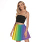 Rainbow Mini Skater Skirt
