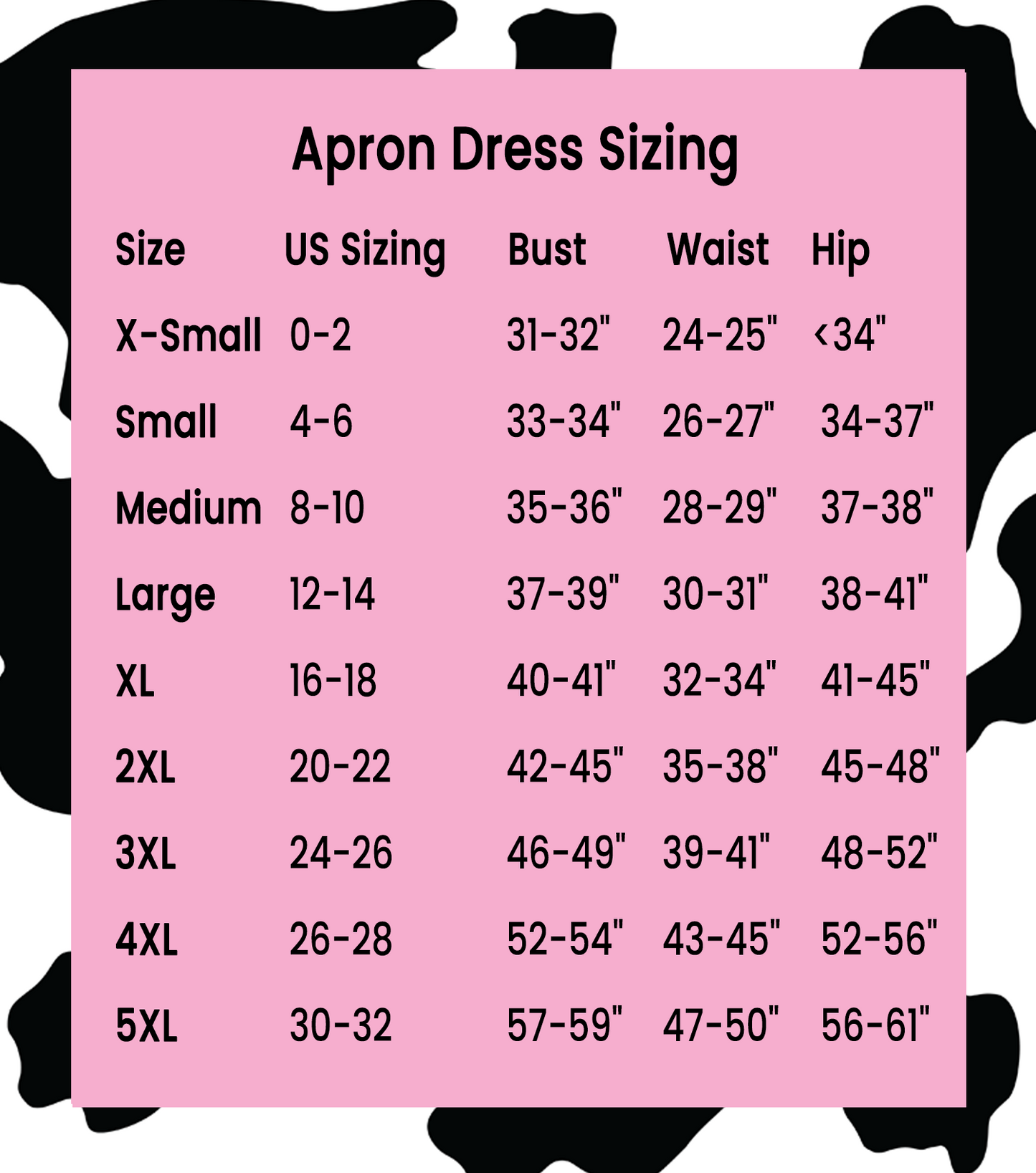 Cow Print Apron Dress in Pink