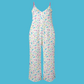 Sprinkle Party - Vanilla Spaghetti Strap Wide-Leg Jumpsuit