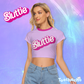 Friendly Dolly Raglan Cropped T-shirt