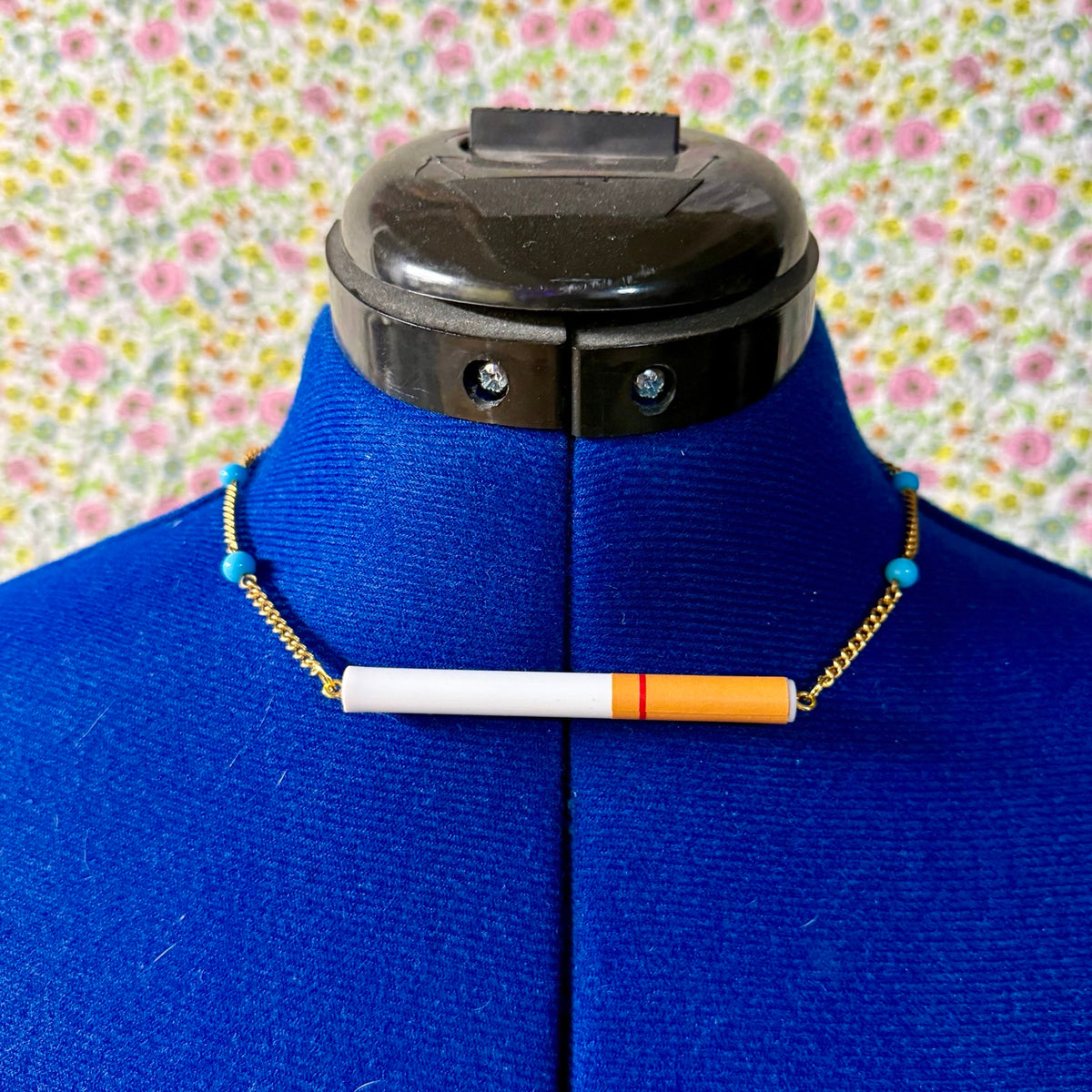 Upcycled Cigarette Statement Necklace (Limited)