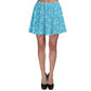 Sprinkle Party Skater Skirt - Blueberry