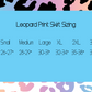Leopard Print Skater Skirt - Black Spots on Rainbow