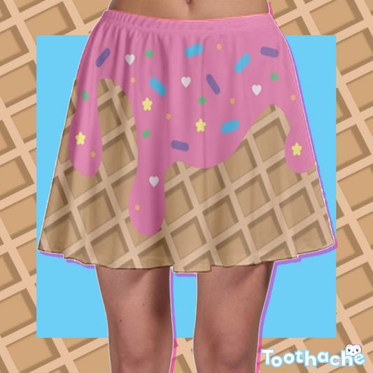 Melting Ice Cream Skater Skirt