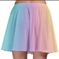 Pastel Rainbow Skater Skirt