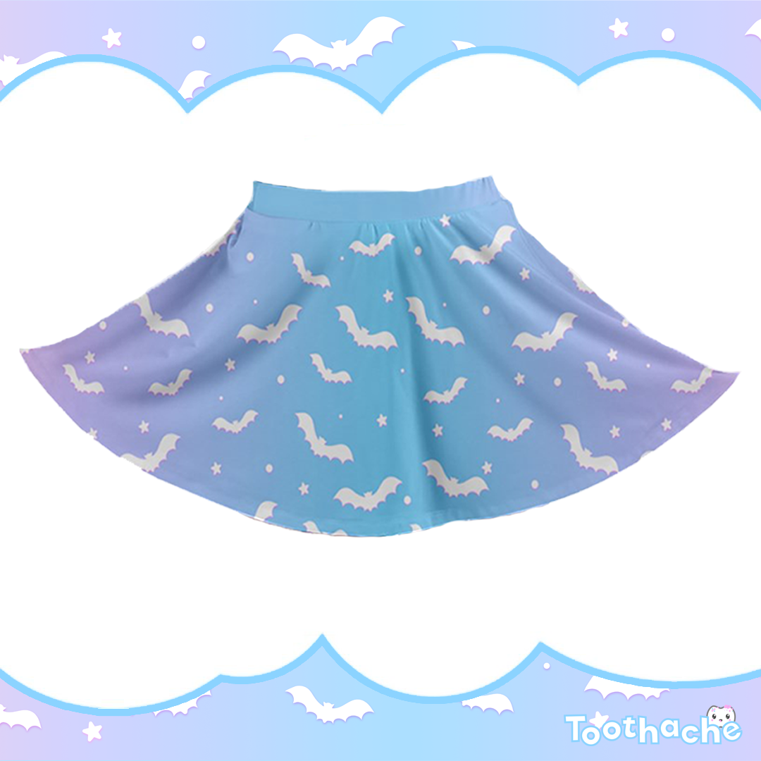 Puffy Bats Mini Skirt