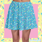 Sprinkle Party Skater Skirt - Blueberry