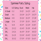 Sprinkle Party Mini Skirt - Vanilla