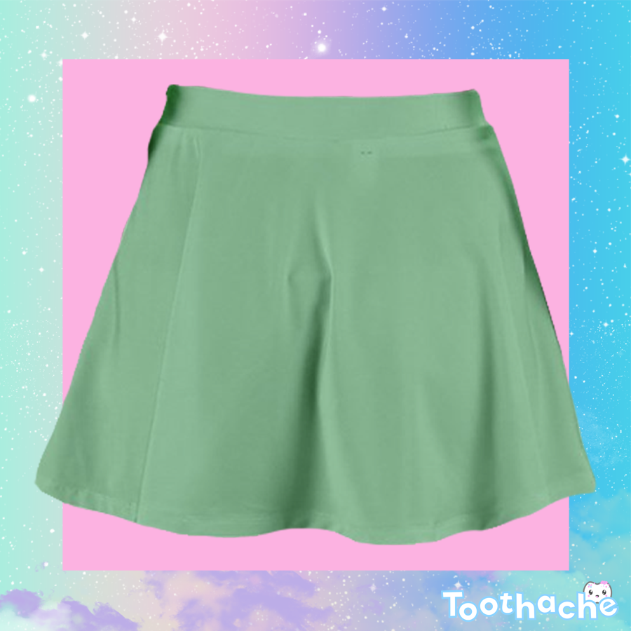 Toothache Basics Mini Skirt - Pastel Green