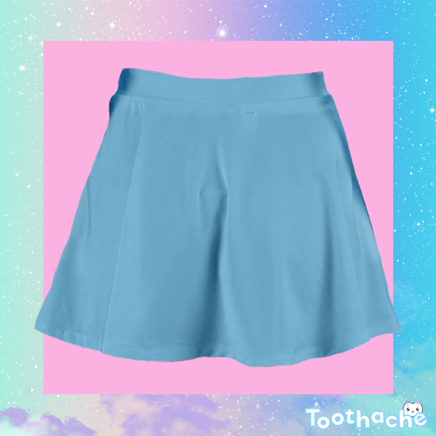 Toothache Basics Mini Skirt - Pastel Blue