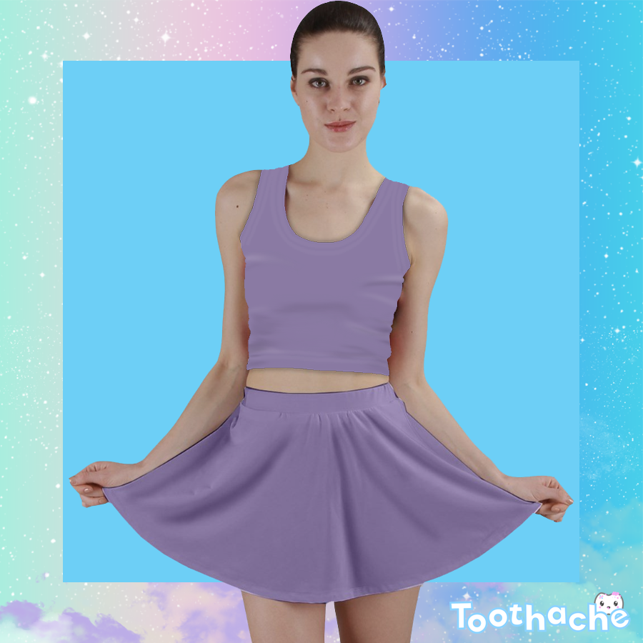 Toothache Basics Mini Skirt - Pastel Purple