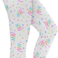 Neon Pastel Bowling Alley Vibes Leggings in White