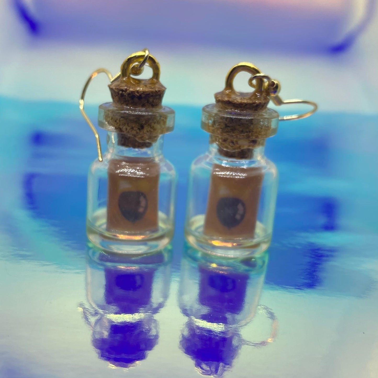 DIY Message Bottle Earrings