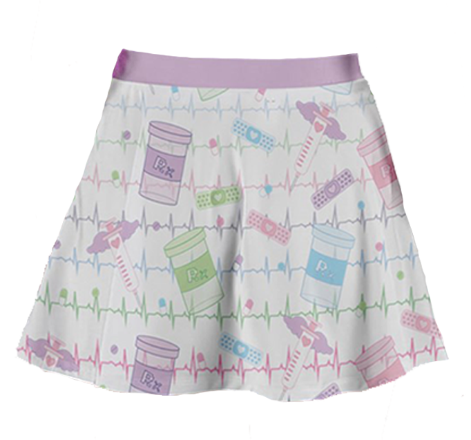 Medical Mess Mini Skirt